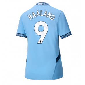 Billiga Manchester City Erling Haaland #9 Hemmatröja Dam 2024-25 Kortärmad